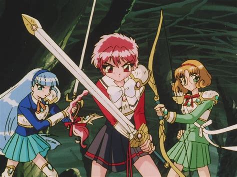 The Witch Warrior Trio: Caldina's Dynamic with Ascot and Lafarga in Magic Knight Rayearth